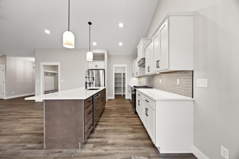 kitchen with island