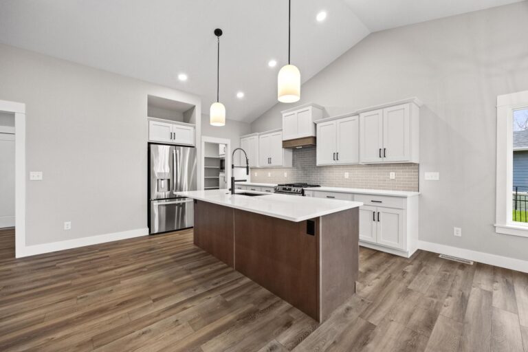 kitchen with island